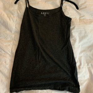 Loft Dark Gray Camisole Top Size XS
